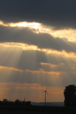 Die Sonne kommt durch