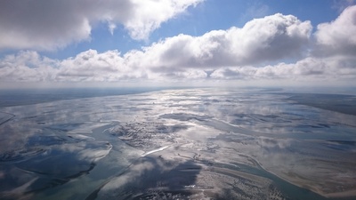 Nordsee von oben