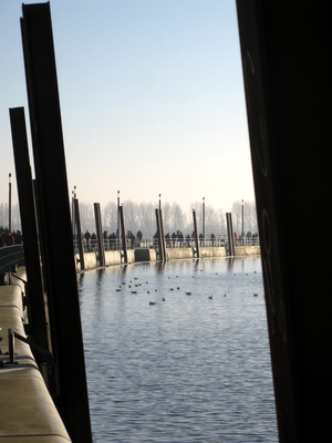 Hafenpromenade in Wedel