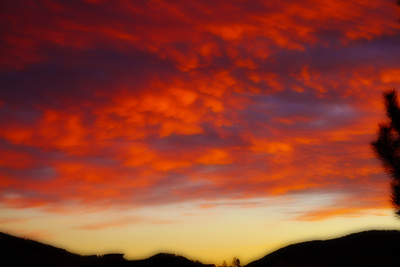 roter himmel