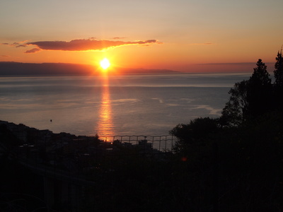 Sonnenaufgang in Sizilien
