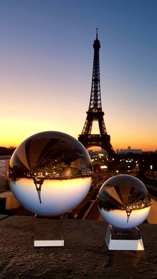 Eiffelturm Glaskugeln