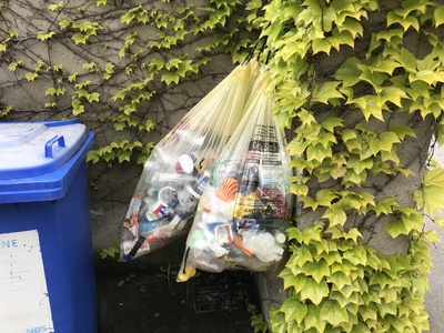 Mülltrennung: Gelber Sack / Foto: Alexander Hauk