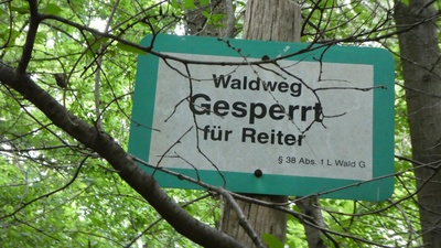 Kein Reitweg Kein Reitweg