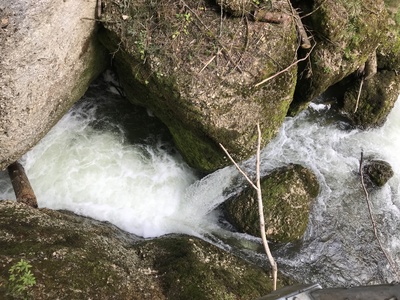 Wassergischt: Eistobel im Allgäu Wassergischt: Eistobel im Allgäu