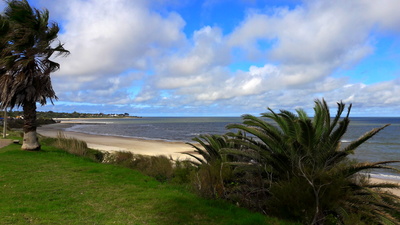 Unser Strand in La Floresta, Uruguay