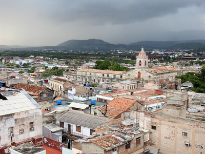 Blick über Santiago de Cuba