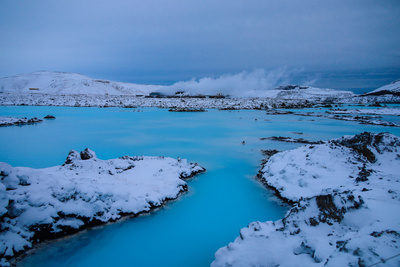 Island-Winter:Blaue Lagune