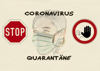 STOP &ndash; Coronavirus Quarant&auml;ne