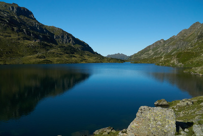 Schöne Abendstimmung am unteren Giglachsee