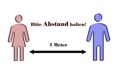 Coronavirus - Abstand halten!