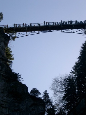 Marienbrücke bei Schloss Neuschwanstein Marienbrücke bei Schloss Neuschwanstein