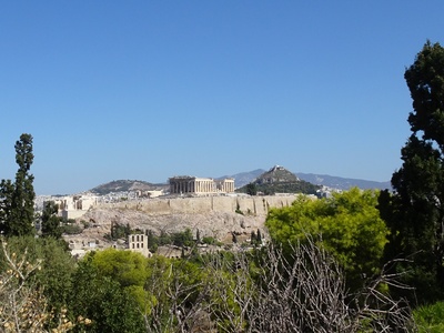 Akropolis vom Philopappos-Hügel