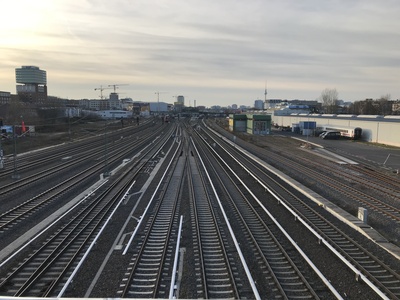 Bahnschienen in Berlin Bahnschienen in Berlin