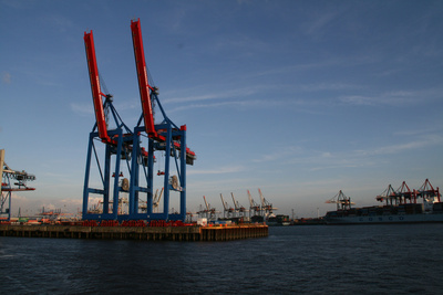 Hamburg Hafen Hafenkräne Hamburg Hafen Hafenkräne