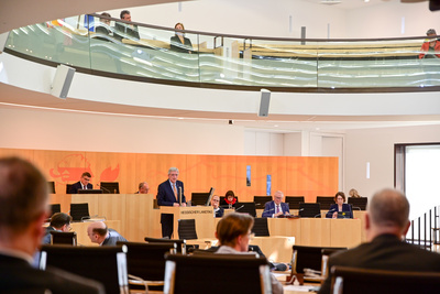 Plenarsitzung im Hessischen Landtag