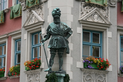 Standbild Georg von Frundsberg in Mindelheim Standbild Georg von Frundsberg in Mindelheim
