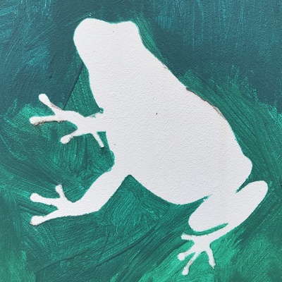 Frog Graffiti Frosch