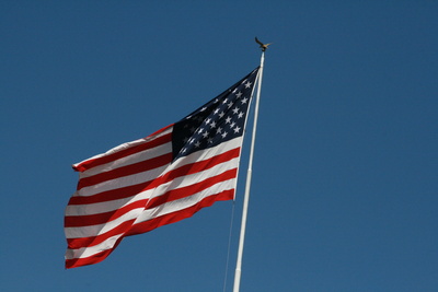 USA-Flagge weht im Wind USA-Flagge weht im Wind