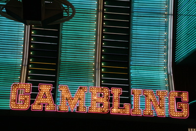 Leuchtreklame "Gambling" / Las Vegas / Foto: Alexander Hauk