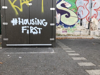 Graffiti: Housing first Graffiti: Housing first