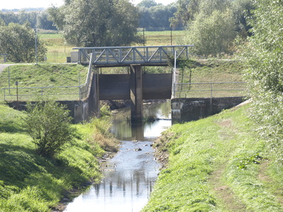 Schleuse an der Unstrut