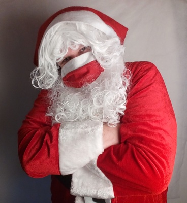 Santa mit Maske 2