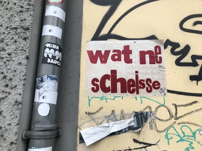 Gaffiti: Wat ne scheisse Gaffiti: Wat ne scheisse