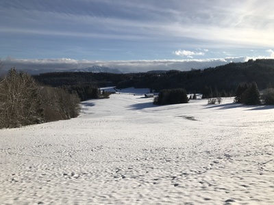 Wintertag im Allgäu. Wintertag im Allgäu.