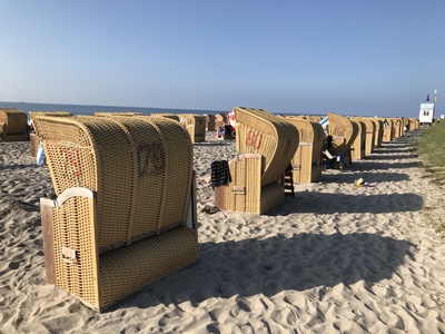 Strandkörbe am Strand von Poel Strandkörbe am Strand von Poel