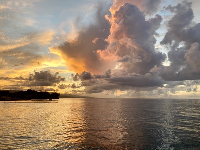 Sonnenuntergang in Jamaika