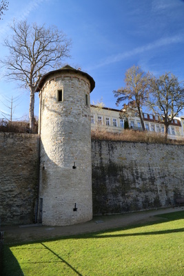Wehrturm  in der Stadtmauer von Schweinfurt