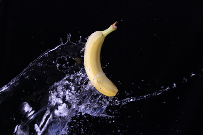 Banane im wasser