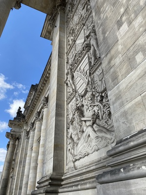 Reichtstagsgebäude Detail am Eingang / Foto: Alexander Hauk