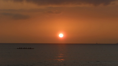 Sonnenuntergang auf Maui, Hawaii