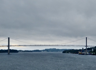 Hängebrücke in Bergen, Norwegen