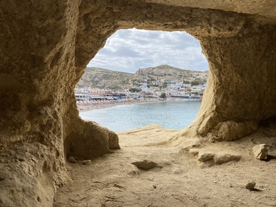 Felshöhlen von Matala auf Kreta / Foto: Alexander Hauk