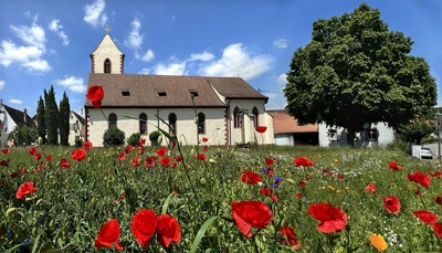Kirche St. Laurentius im Blumenmeer
