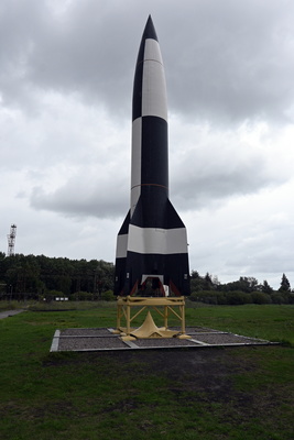 Rakete im Museum von Peenemünde