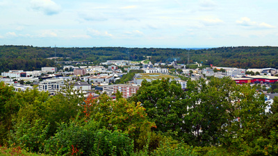Pforzheim - Blick auf Wilferdinger Höhe