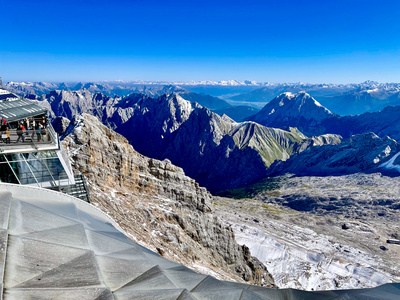 Alpenpanorama von der Zugspitze aus
