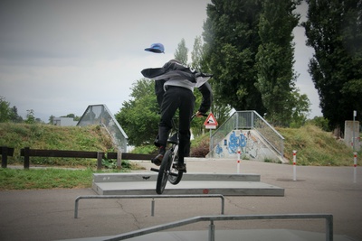 In der Half-Pipe