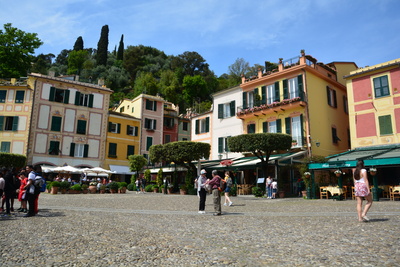 Marktplatz in Portofino