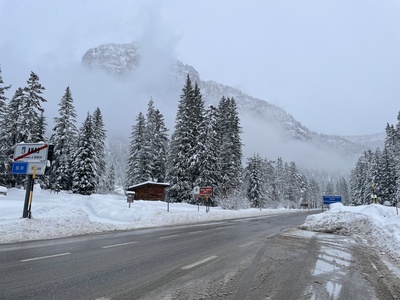 Winterlandschaft  bei Cortina d’Ampezzo