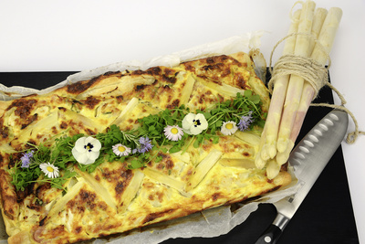 Spargel-Quiche