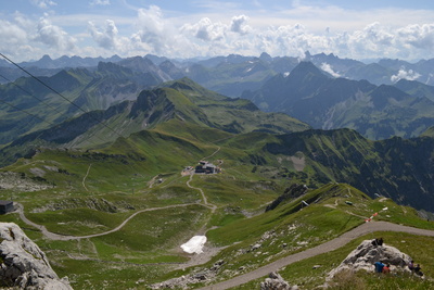 Blick vom Nebelhorn