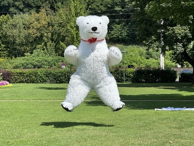 Springender Bär im Europapark Klagenfurt