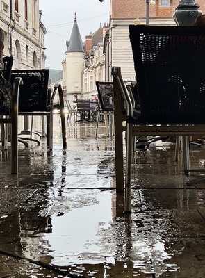 Besancon im Regen