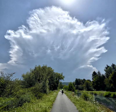 drohendes Gewitter