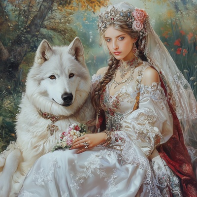 Die Prinzessin und der weiße Wolf